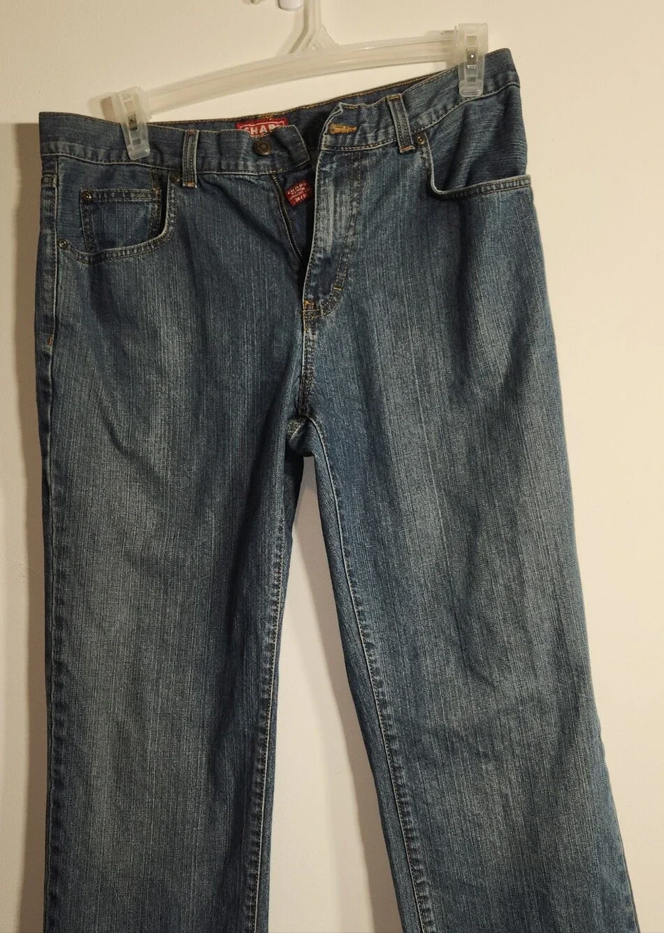 Chaps Blue Denim Straight-Leg Jeans 34/30. Nice